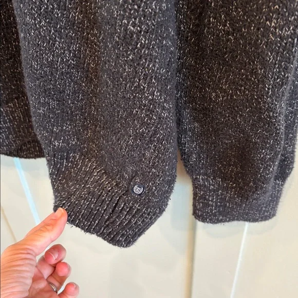 Chaps 1/4-Zip Sweater • Navy & Grey • Men’s Large • Smart Casual Pullover - Picture 2 of 7